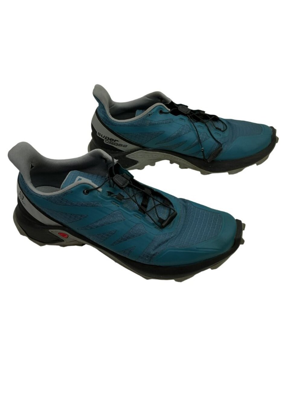 Salomon Super Cross Contagrip Trail Running Shoes Mens 12 Blue - Picture 12 of 16